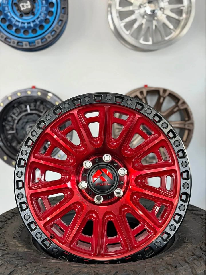 Fuel Off-Road D834 Cycle Wheel - Candy Red/Black
