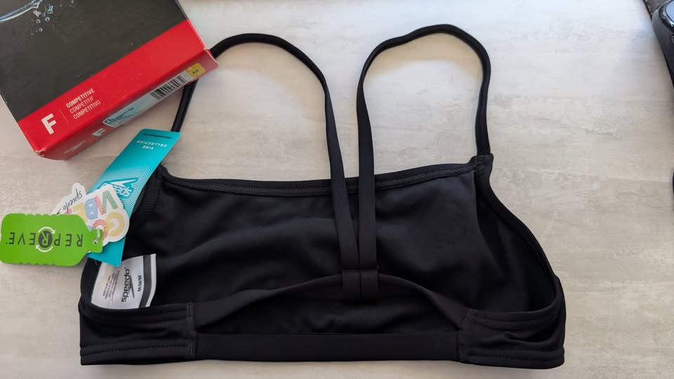 *NEW* Speedo Women's Bikini Endurance Strappy Top (M) - photo 4