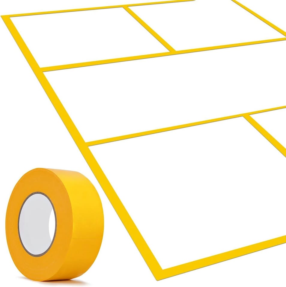 Pickleball Court Tape, Floor Marking Tape - No Residue
