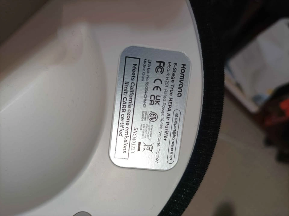 Air Cleaner Purifier with Light - photo 4