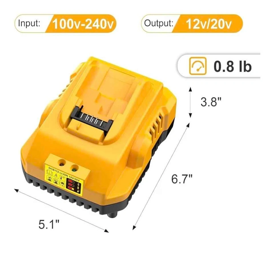 Dewalt 20V Max Battery & Charger Replacement - photo 3
