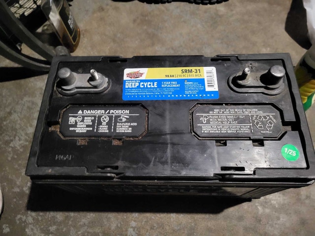 Interstate Deep Cycle Battery SRM-31 - photo 2