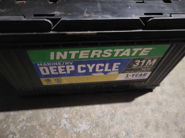 Interstate Deep Cycle Battery SRM-31 - photo 3