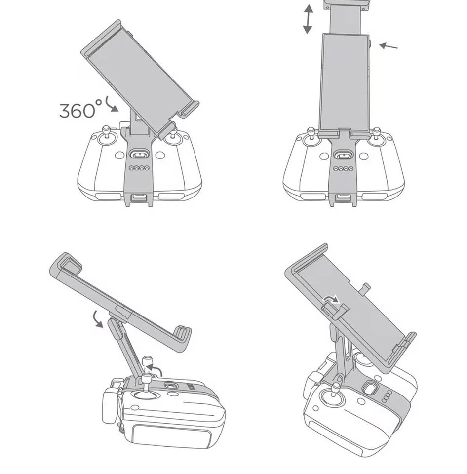 VCUTECH Drone RC Tablet Holder Compatible with DJI - photo 5