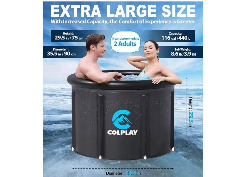 Colplay Portable Ice Bath - Extra Large 116 Gallon - photo 2