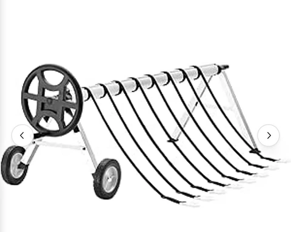 Julymoda 18FT Aluminum Pool Cover Reel for Inground Pools