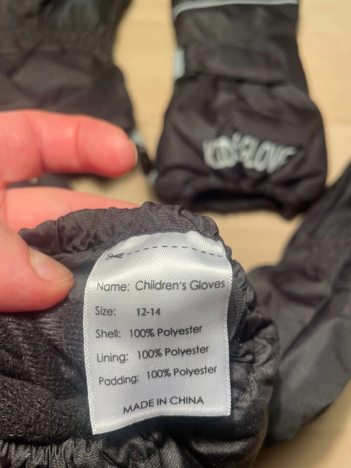 Winter Kids Gloves, 12-14 Years, New - photo 2