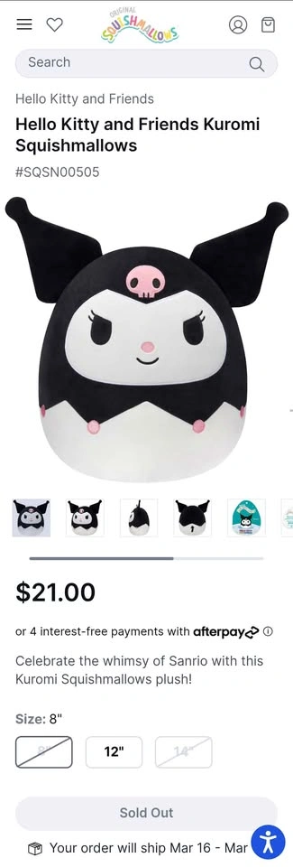 ✨️Super cute!!!NEW Sanrio Squishmallows✨️ - photo 2