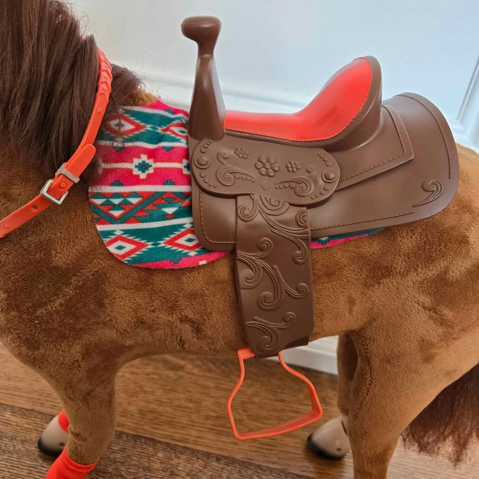 21" Poseable Horse & Accessories for 18" Dolls - photo 4