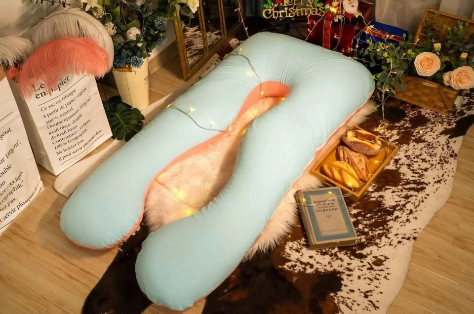 Super Cute, Pink and Blue Pillow
