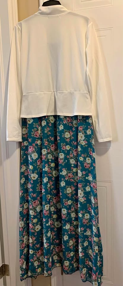 New Nice Floral Dress with attached Blazer - photo 2