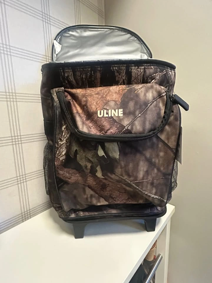 Brand New Camo Rolling Cooler - Portable Wheels 14"x16"x21" - photo 2