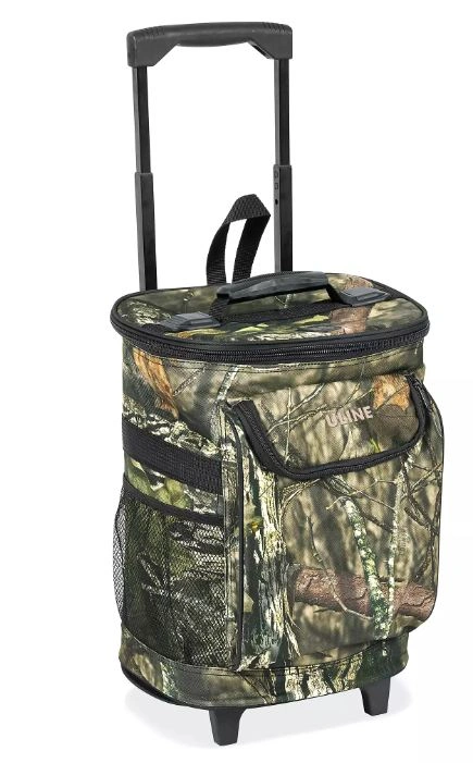 Brand New Camo Rolling Cooler - Portable Wheels 14"x16"x21" - photo 5