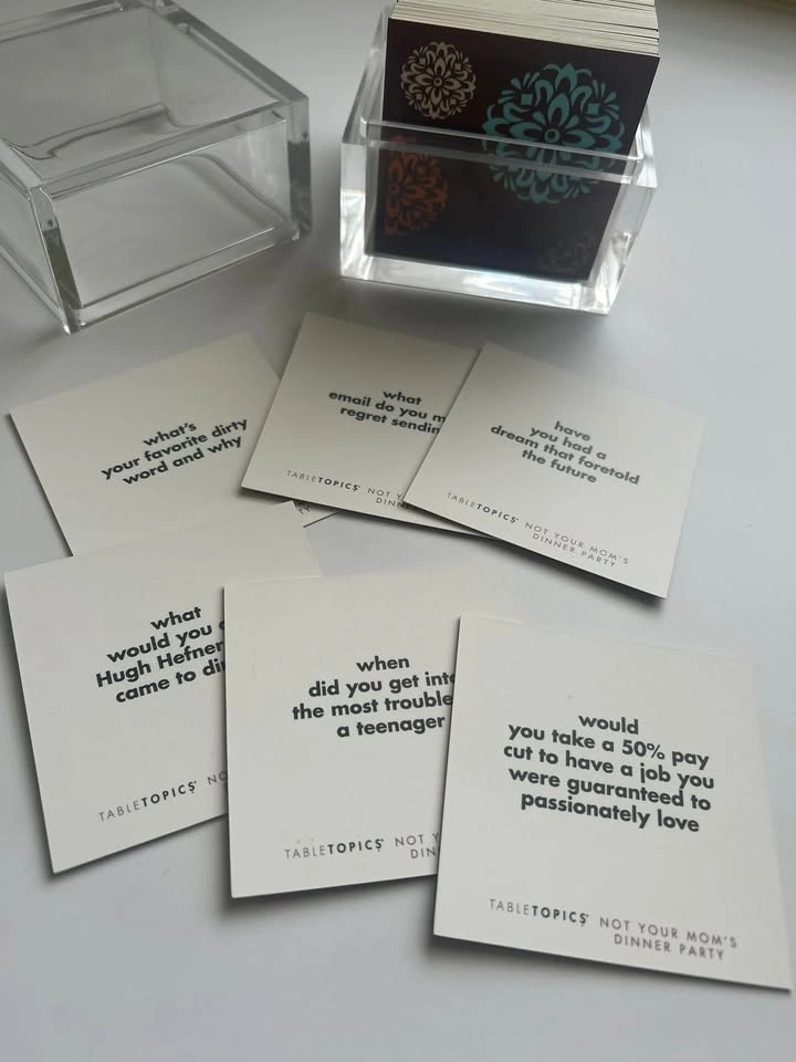 Table Topics - Not Your Mom's Dinner Party Edition Game - photo 3