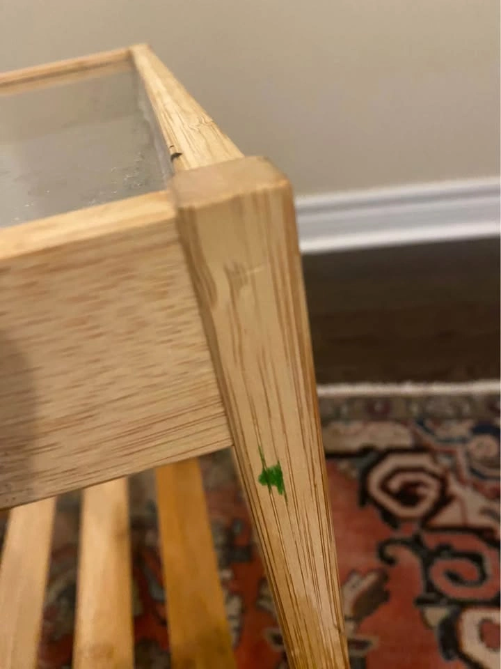 IKEA NESNA Bamboo Side Table - photo 3