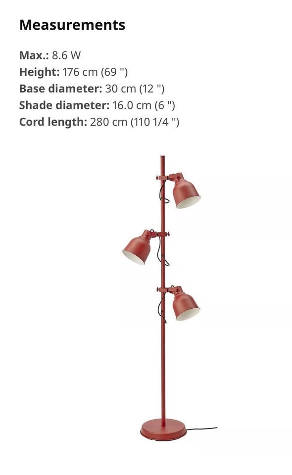 2 Lamps with 3 Spotlights - photo 3