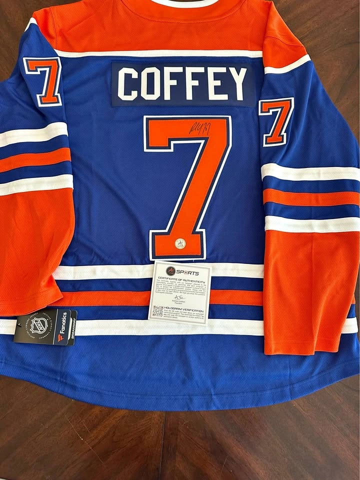 Signed Paul Coffey Jersey