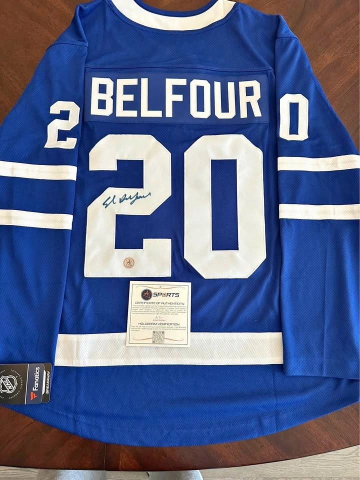 Signed Ed Belfour Jersey
