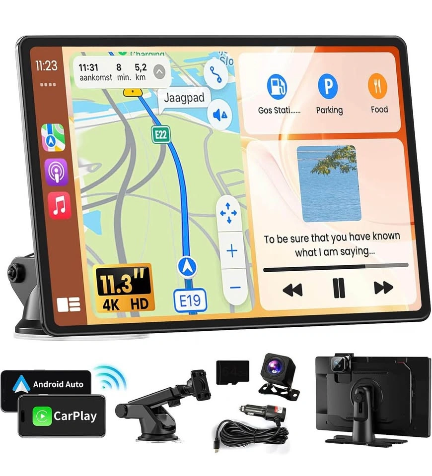 11”3 Portable CarPlay/Android Auto Screen - photo 2