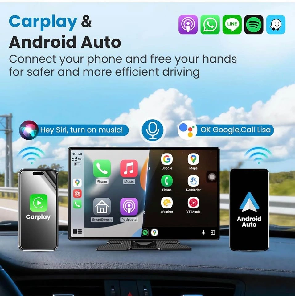 11”3 Portable CarPlay/Android Auto Screen - photo 3