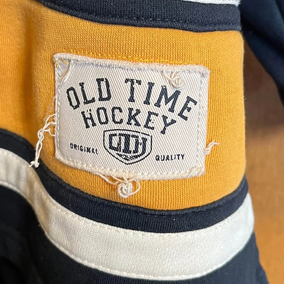 Old Time Hockey Boston Bruins Hoodie Jersey XL - photo 5