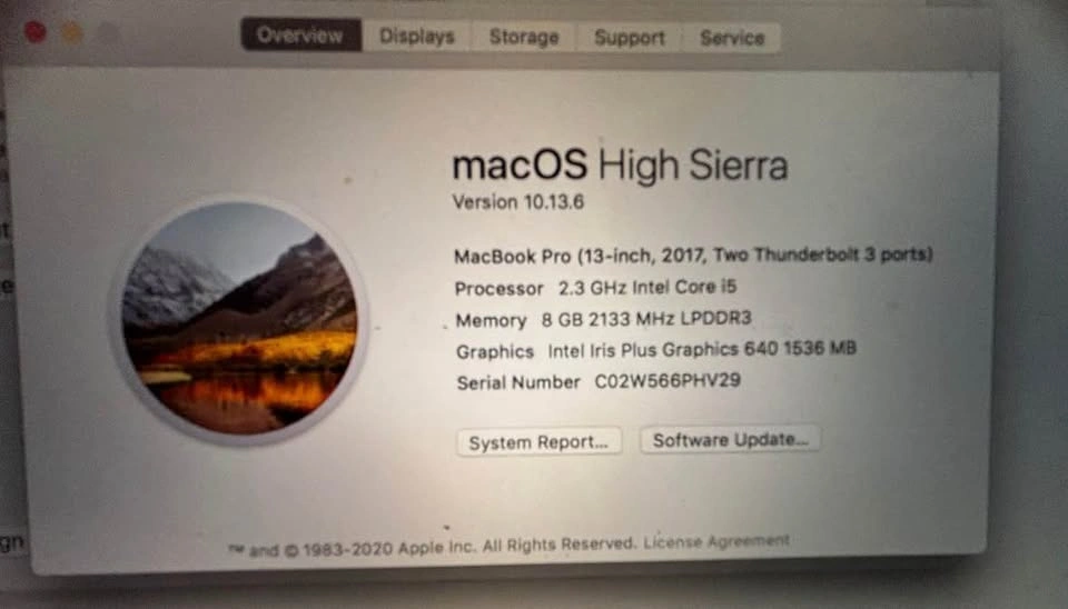 Apple MacBook Pro 13 inch 2017 - photo 2