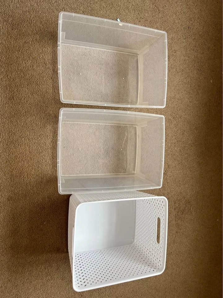 3pcs Large organizing bins - photo 3