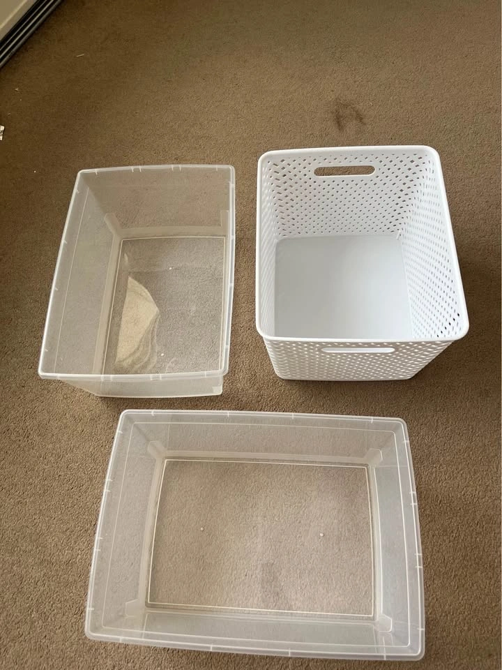 3pcs Large organizing bins - photo 4