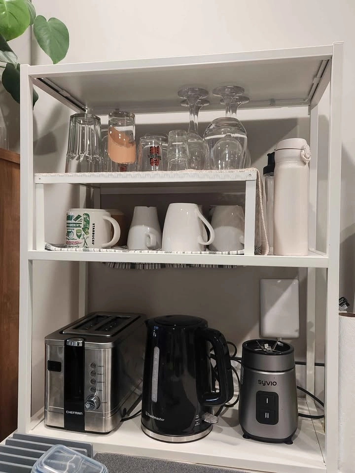 2-tier metal shelf - Moving sale - photo 2