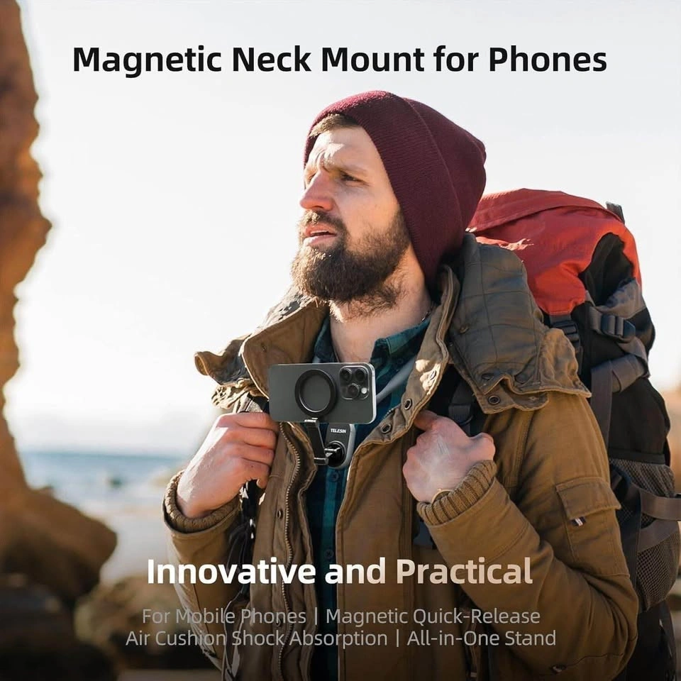 TELESIN Magnetic Neck Mount for Phones - photo 5