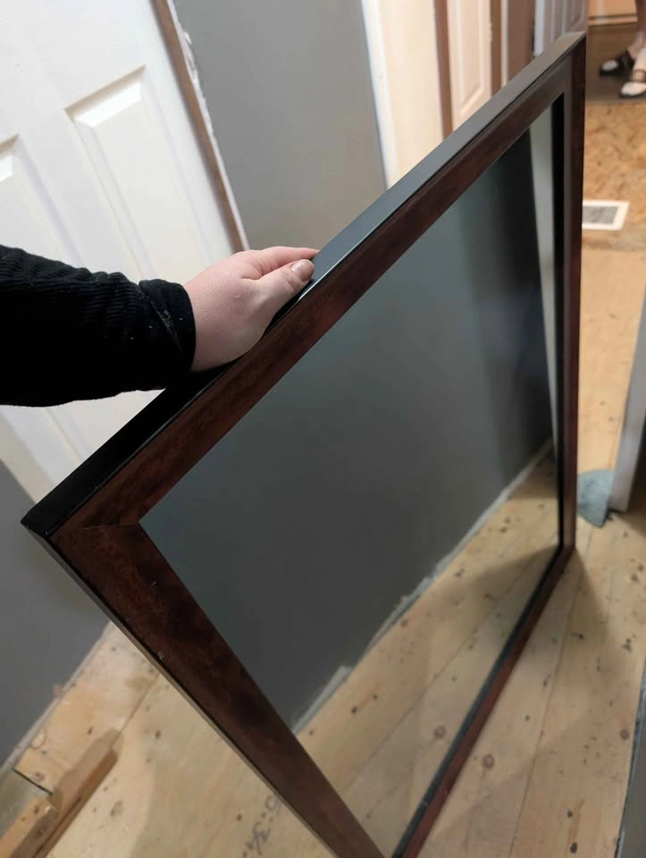 Wooden Framed Wall Mirror - photo 3