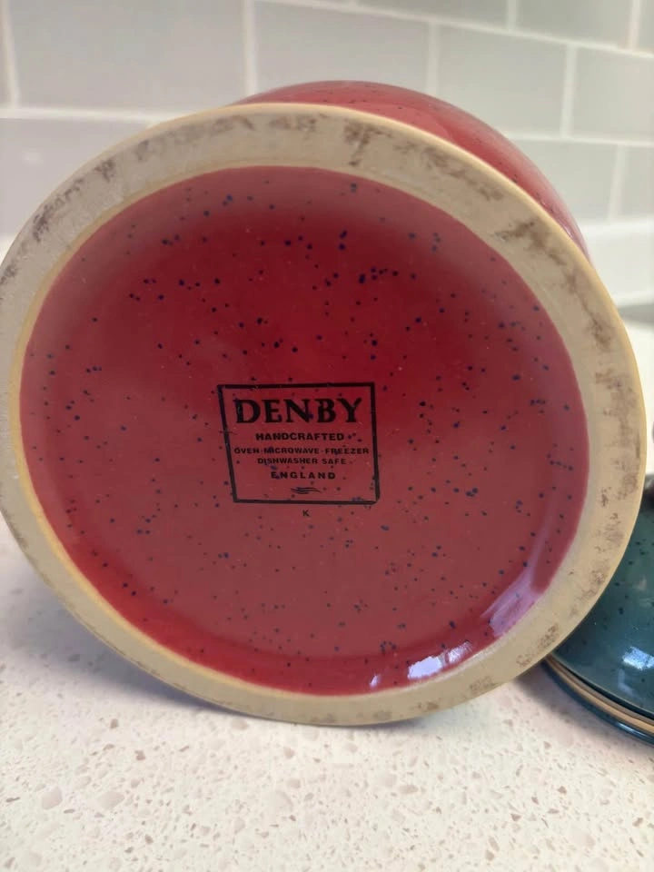 Denby Harlequin Cookie Jar - photo 2