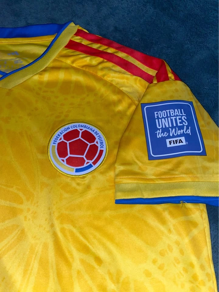 Colombia Home Jersey World Cup 2026 Patches Size Small - photo 4