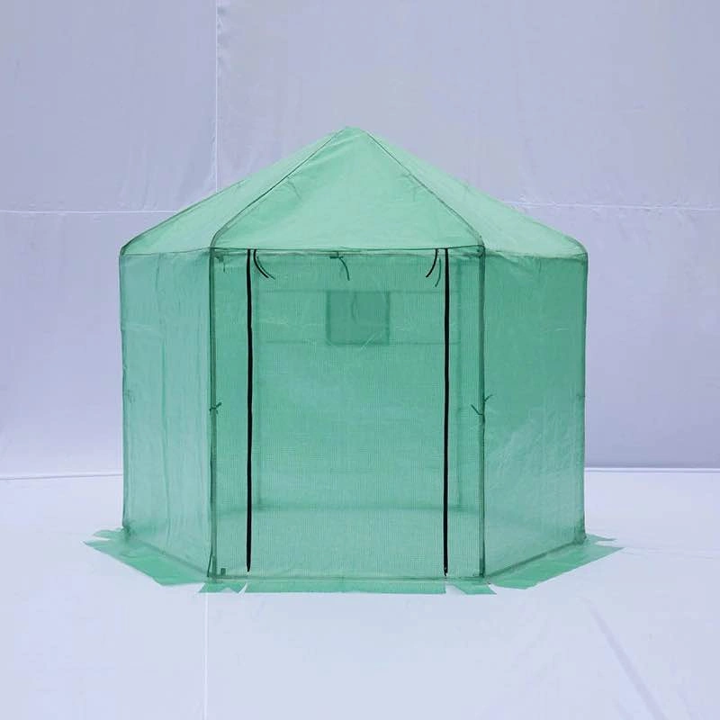 Walk-In Hexagonal Greenhouse 96.8” – Heavy Duty Metal Frame - photo 4