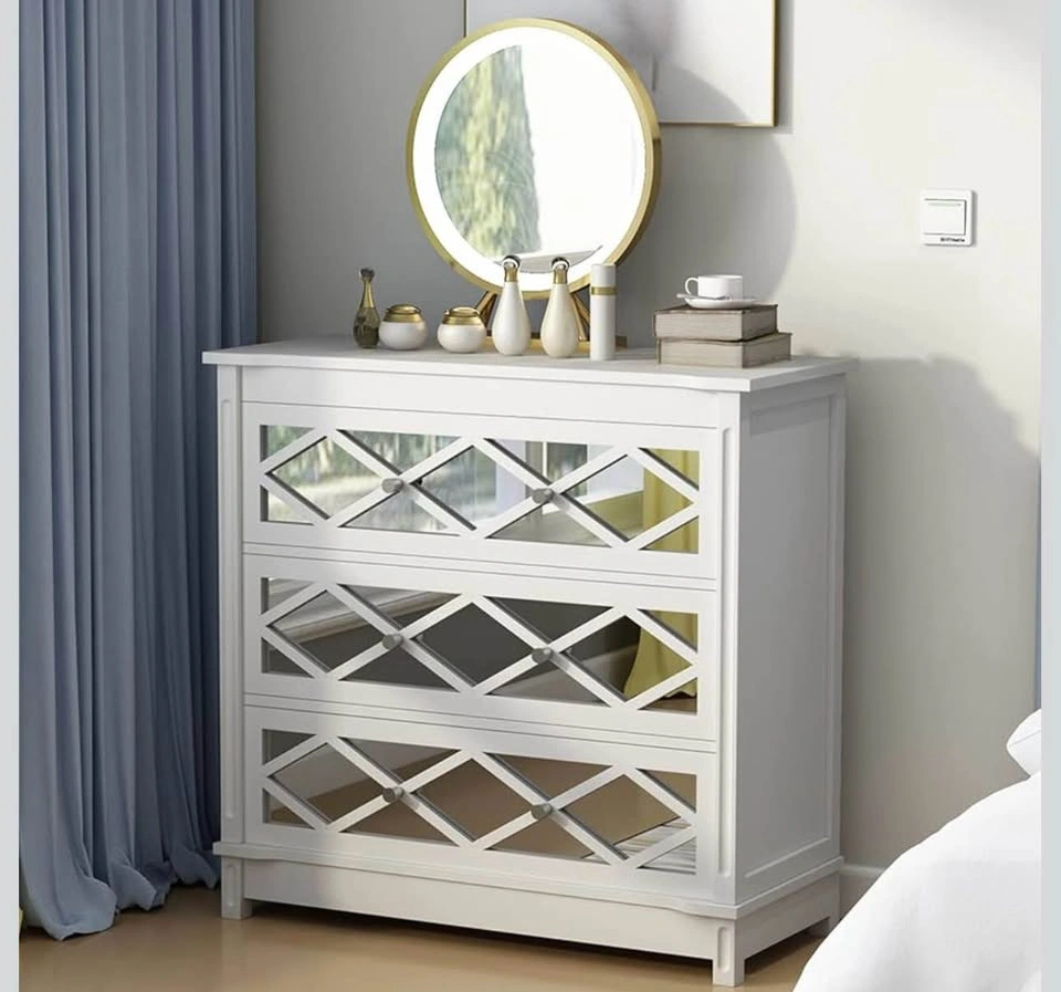 Brand New 3-Drawer Dresser with Decorative Mirror - photo 5