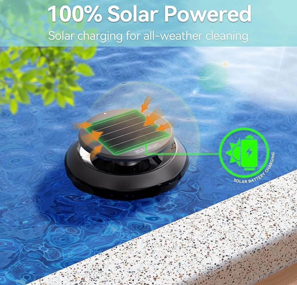 Brand New Solar Robotic Pool Skimmer – Automatic & Cordless - photo 4