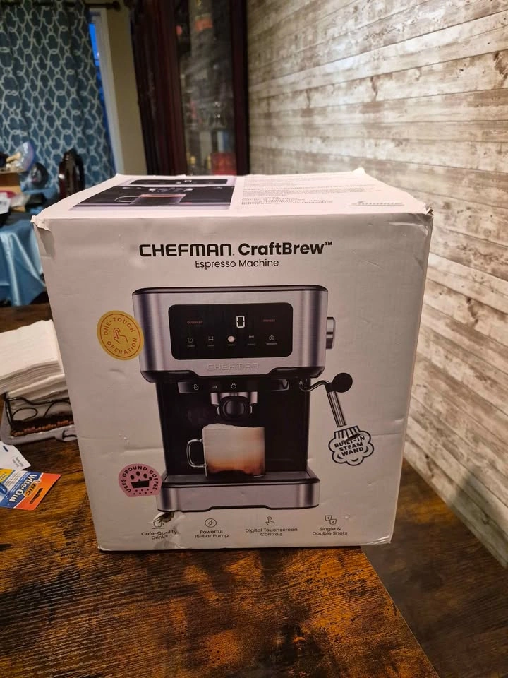 Brand New Chefman CraftBrew Expresso Machine