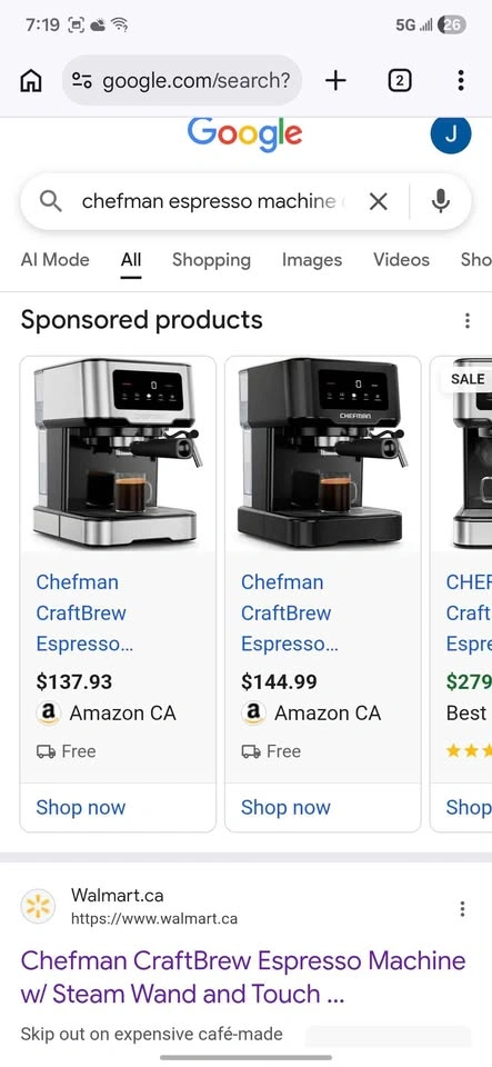 Brand New Chefman CraftBrew Expresso Machine - photo 2