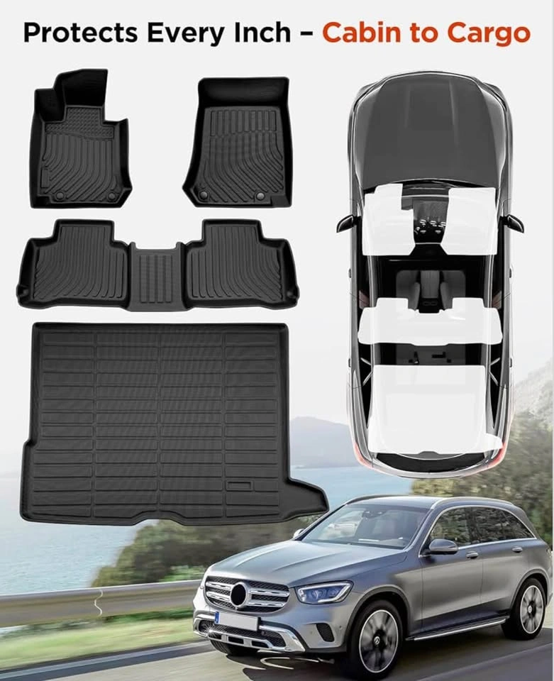 All-Weather Floor Mats & Cargo Liner for Mercedes-Benz GLC 2016– - photo 2
