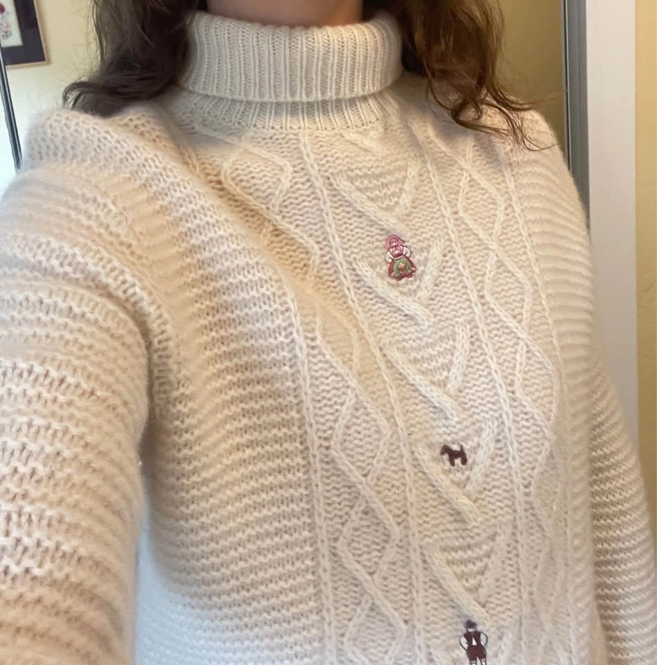 Vintage United Colors of Benetton Shetland Wool Sweater - photo 5