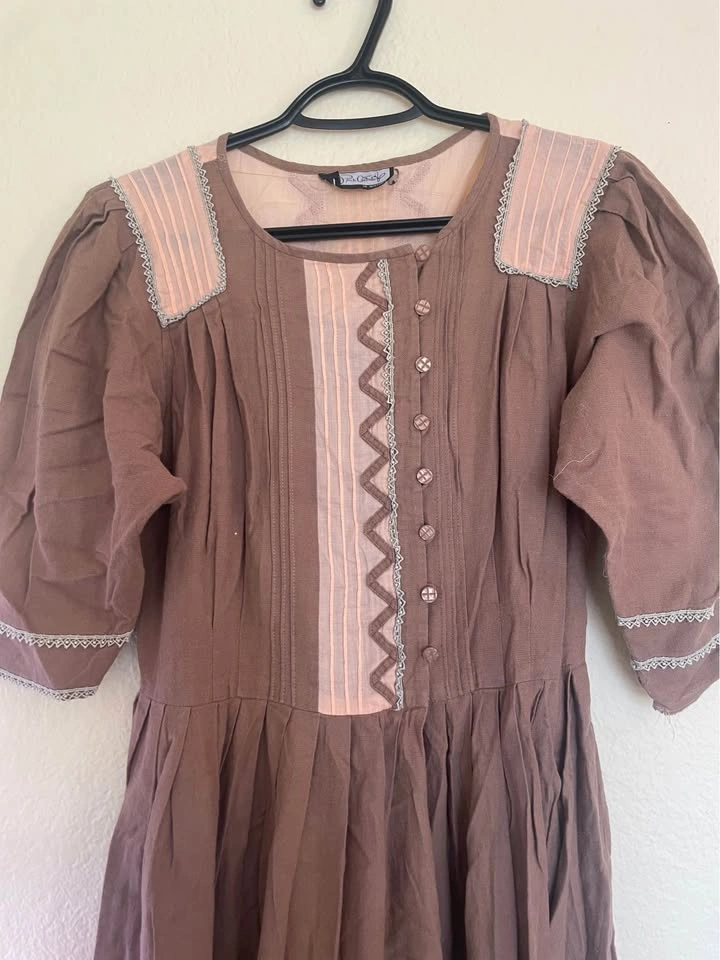 Gunne Sax Style Wool/Cotton Blend Dress from Australia - photo 3