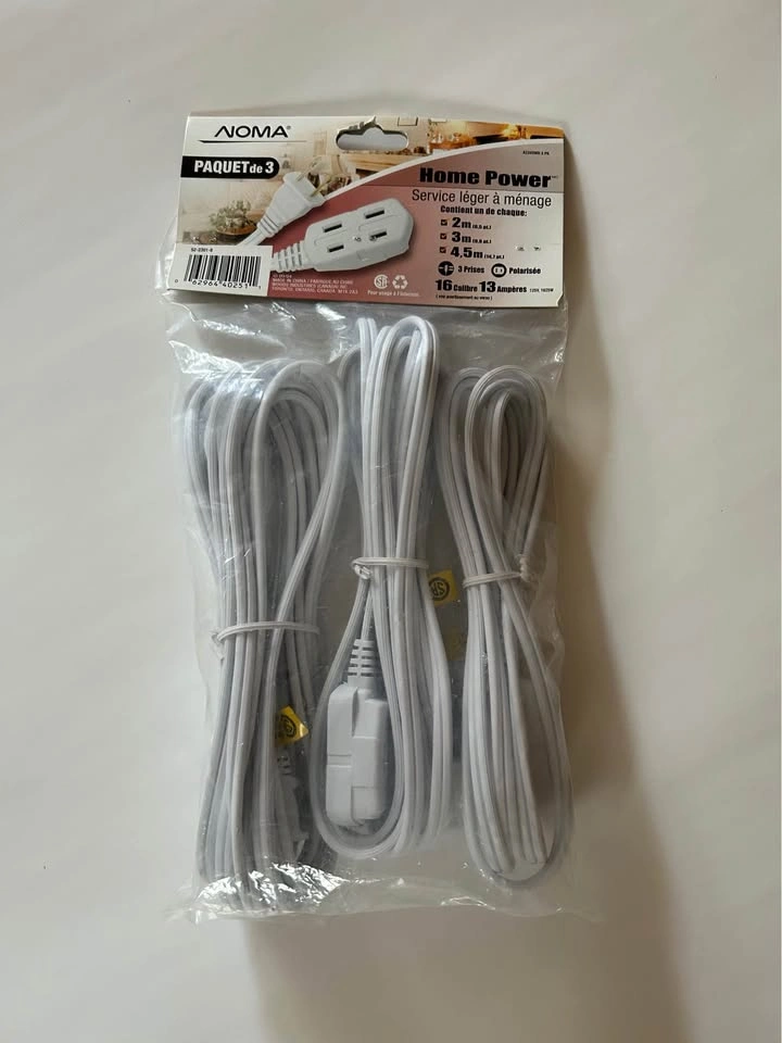 NOMA 3 Pack Indoor Extension Cords - Markham - photo 2
