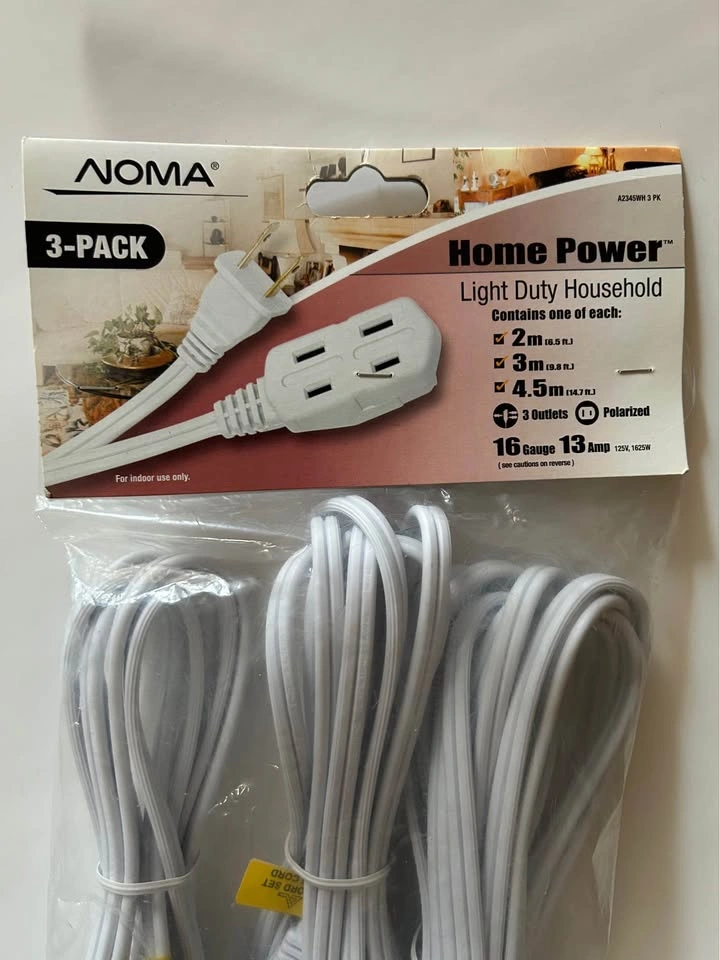 NOMA 3 Pack Indoor Extension Cords - Markham - photo 3