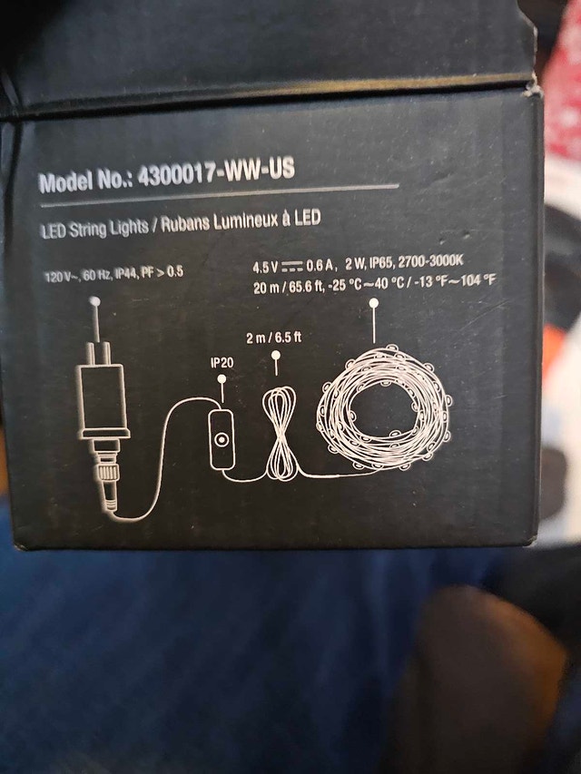 LE Fairy Lights Plug in, 20M 66ft - photo 3