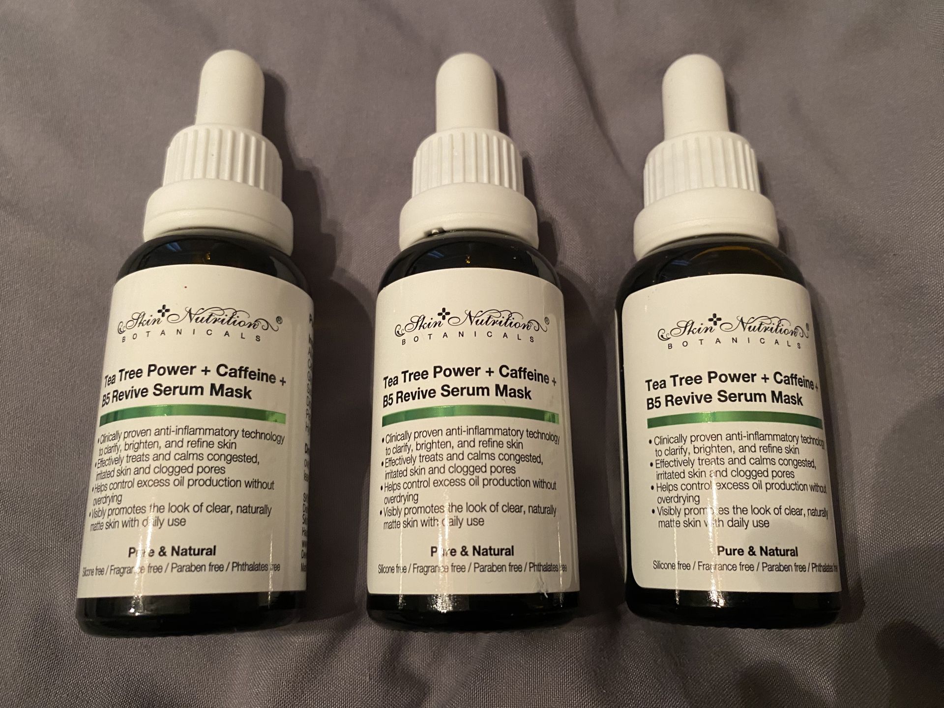 Set of 3, Skin Nutrition Botanicals Tea Tree Serum