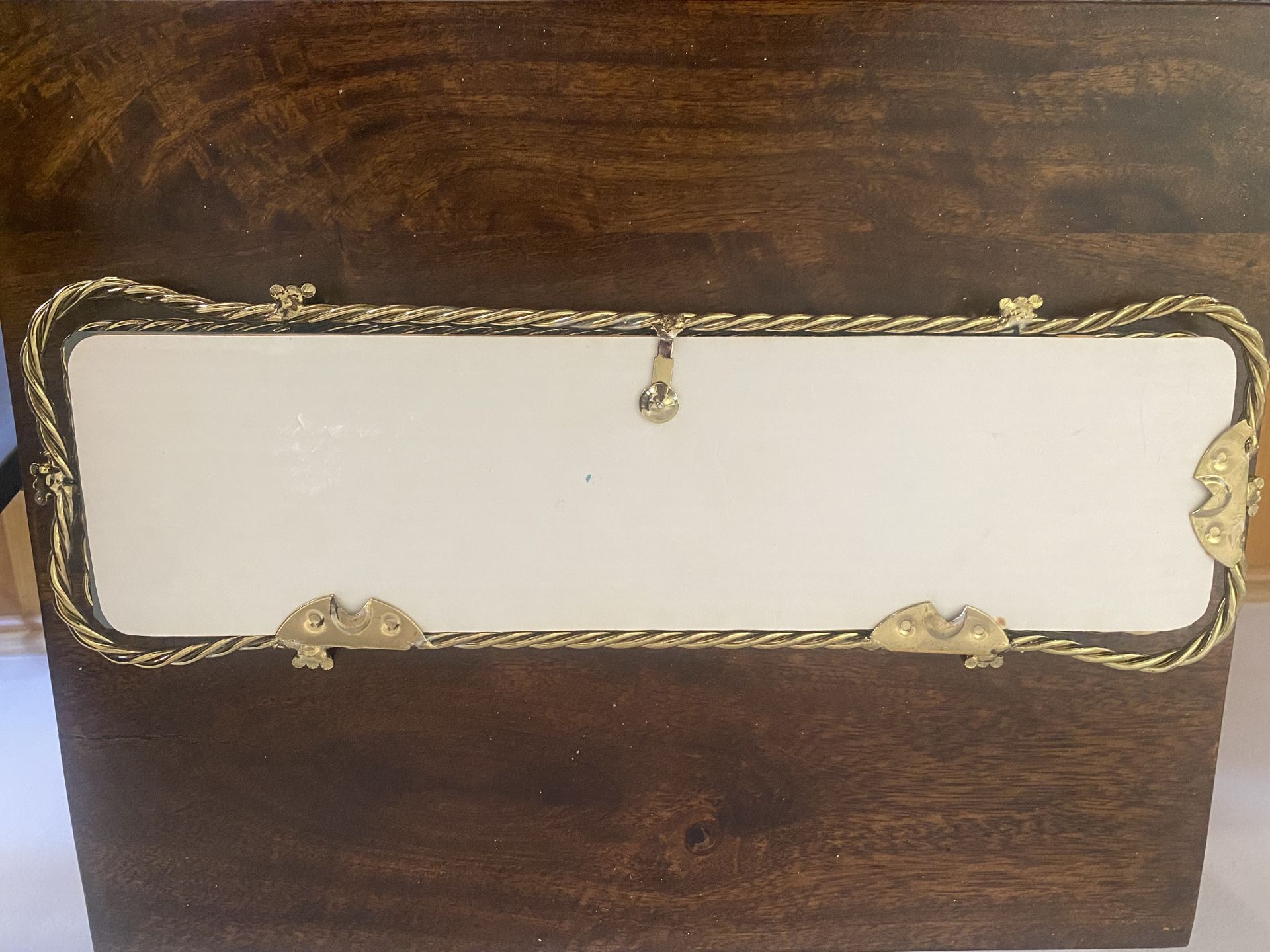 Vintage Hollywood Brass Style Mirror - photo 2