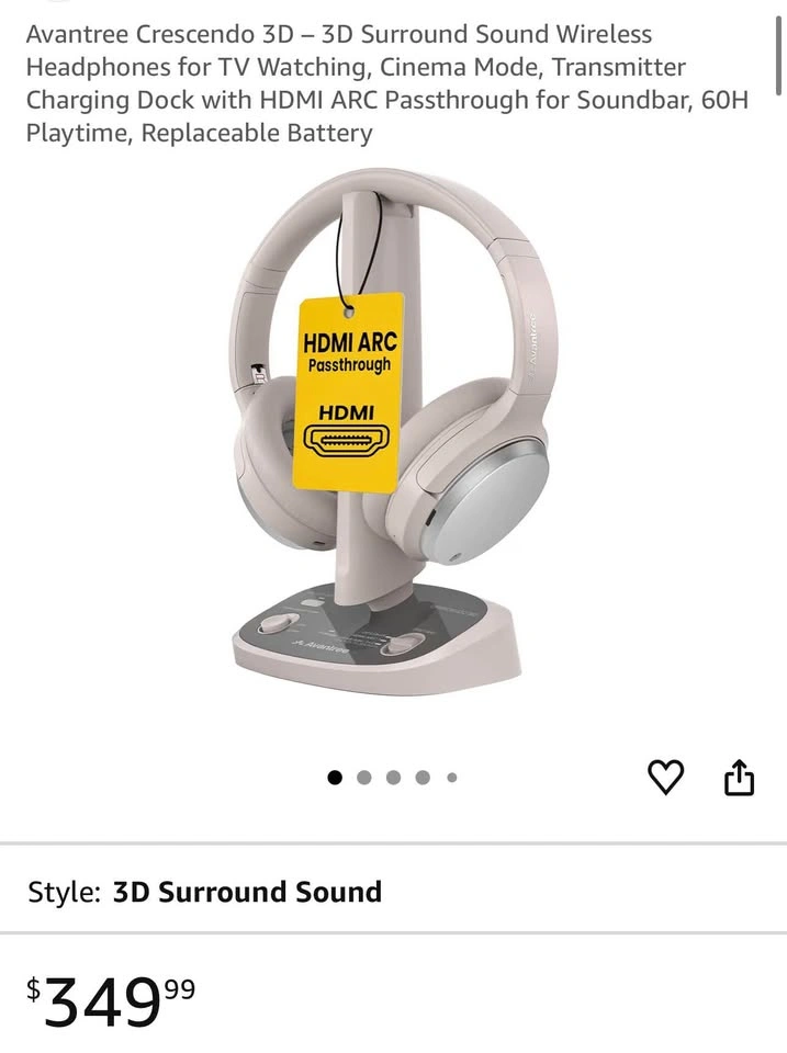 Avantree Crescendo 3D Wireless Headphones - Brand New Sealed - photo 2