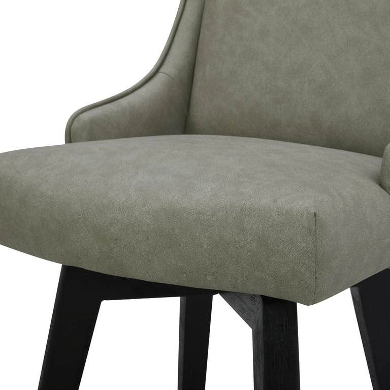 Brand New CHITA 26” Swivel Barstool Set of 2 – Stone Gray - photo 2