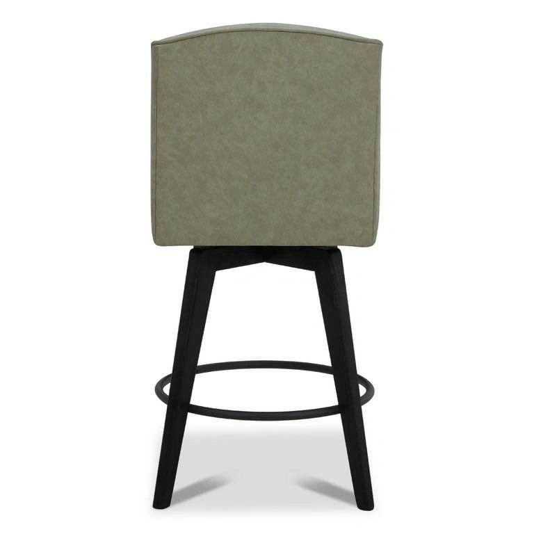 Brand New CHITA 26” Swivel Barstool Set of 2 – Stone Gray - photo 4