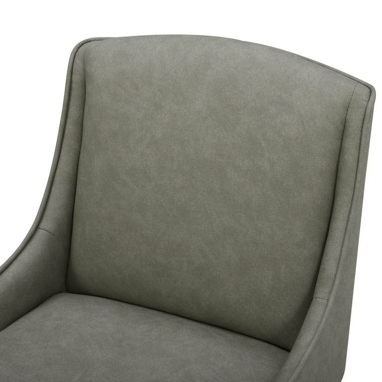 Brand New CHITA 26” Swivel Barstool Set of 2 – Stone Gray - photo 5